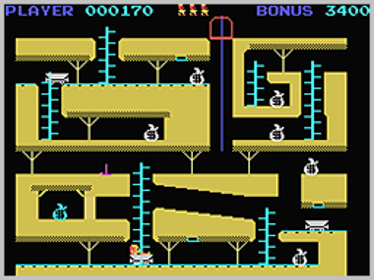 Bagman - Screenshot - Gameplay (World) - 256x192