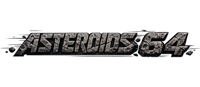 Asteroids 64 - Clear Logo (World) - 400x175