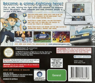 Jake Power: Policeman - Box - Back (Australia) - 1262x1111