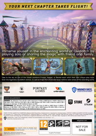 Harry Potter: Quidditch Champions - Fanart - Box - Back (Europe) - 1800x2550