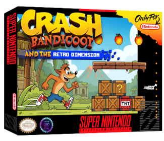 Crash Bandicoot and the Retro Dimension - Box - 3D (North America) - 435x375