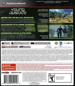 Young Justice: Legacy - Box - Back (North America) - 613x700
