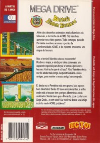 Tiny Toon Adventures: Buster's Hidden Treasure - Box - Back (Brazil) - 1423x2016