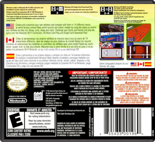 World Championship Games: A Track & Field Event - Box - Back - Reconstructed (North America) - 774x708