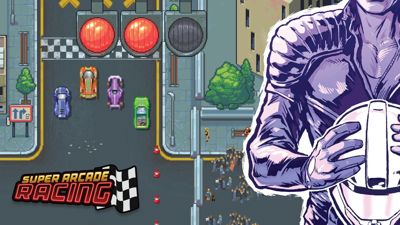 Super Arcade Racing - Banner (North America) - 1200x675