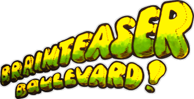Brainteaser Boulevard! - Clear Logo (North America) - 2400x1229