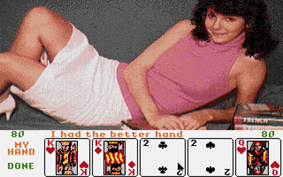 Strip Poker II: A Sizzling Game of Chance - Screenshot - Gameplay (United States) - 320x200