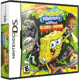 SpongeBob SquarePants featuring Nicktoons: Globs of Doom - Box - 3D (North America) - 879x874