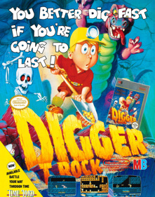 Digger T. Rock: The Legend of the Lost City - Advertisement Flyer - Front (United Kingdom) - 1733x2200