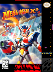 Mega Man X3 - Fanart - Box - Front (North America) - 1534x2100
