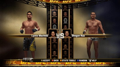 UFC Undisputed 2010 - Screenshot - Game Select (World) - 1280x720
