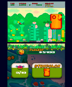 3D Fantasy Zone: Opa-Opa Bros. - Screenshot - Gameplay (World) - 400x480