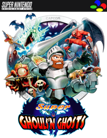 Super Ghouls 'n Ghosts - Fanart - Box - Front (North America) - 500x646