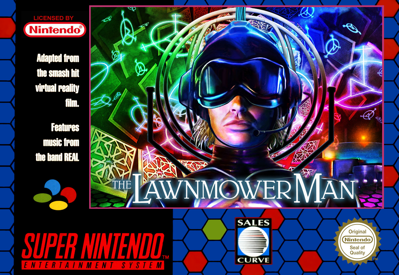 The Lawnmower Man - Fanart - Box - Front (Europe) - 2103x1449