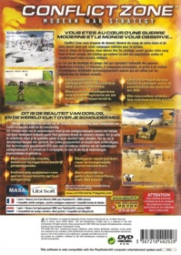 Conflict Zone: Modern War Strategy - Box - Back (Europe) - 483x680