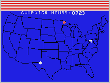 Campaign '84 - Screenshot - Gameplay (World) - 256x192
