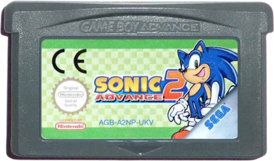 Sonic Advance 2 - Cart - Front (Europe) - 547x323