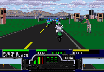 Road Rash - Screenshot - Gameplay (North America) - 640x448