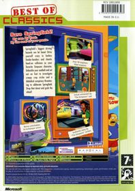 The Simpsons: Hit & Run - Box - Back (Europe) - 566x800