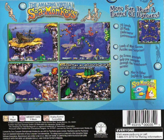 The Amazing Virtual Sea-Monkeys - Box - Back (North America) - 794x680