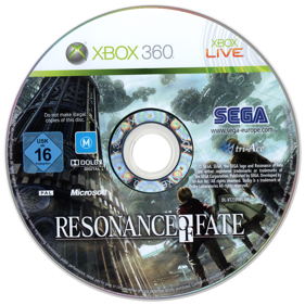 Resonance of Fate - Disc (Europe) - 900x900