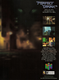 Perfect Dark - Advertisement Flyer - Front (United States) - 1630x2200