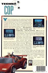 Techno Cop - Box - Back (North America) - 512x771