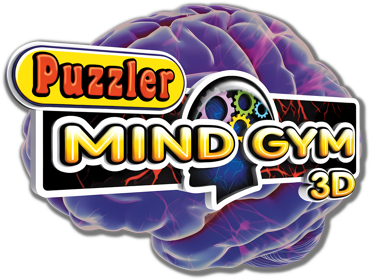 Puzzler Mind Gym 3D - Clear Logo (North America) - 1984x1500