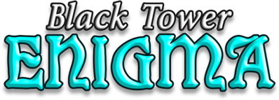 Black Tower Enigma - Clear Logo (United States) - 1204x433