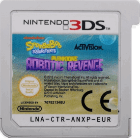 Spongebob SquarePants: Plankton's Robotic Revenge - Cart - Front (Europe) - 734x723