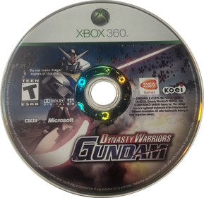 Dynasty Warriors: Gundam - Disc (North America) - 954x927