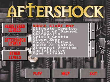 After Shock for Quake - Screenshot - Game Select (World) - 320x240