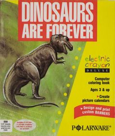 Electric Crayon Deluxe: Dinosaurs Are Forever - Box - Front (United States) - 680x800