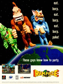 Rampage World Tour - Advertisement Flyer - Front (North America) - 1225x1650