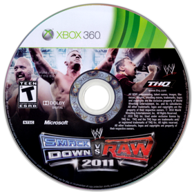 WWE SmackDown vs. Raw 2011 - Disc (North America) - 900x900
