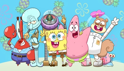 SpongeBob's Bikini Bottom Pinball - Fanart - Background (World) - 8248x4728