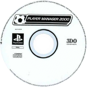 Player Manager 2000 - Disc (Europe) - 600x600