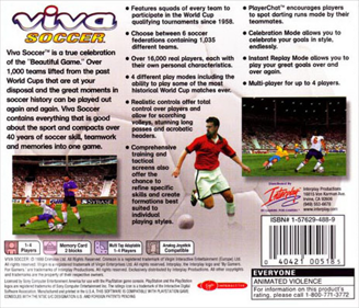 Viva Soccer - Box - Back (North America) - 794x680