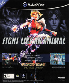 Bloody Roar: Primal Fury - Advertisement Flyer - Front (United States) - 1844x2200