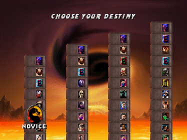 Mortal Kombat Trilogy - Screenshot - Game Select (World) - 640x480