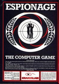 Espionage: The Computer Game - Advertisement Flyer - Front (Europe) - 925x1319
