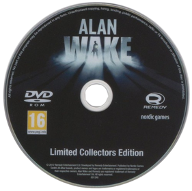 Alan Wake - Disc (World) - 500x499