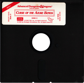 Advanced Dungeons & Dragons: Curse of the Azure Bonds - Disc (North America) - 800x794