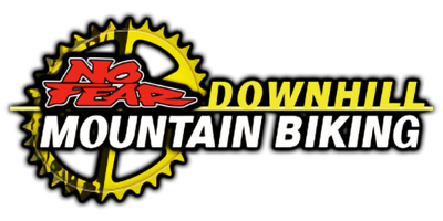 No Fear Downhill Mountain Bike Racing - Clear Logo (Europe) - 600x300