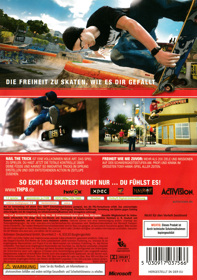 Tony Hawk's Project 8 - Box - Back (Germany) - 3022x4301