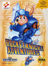 Rocket Knight Adventures - Box - Front (North America) - 917x1258
