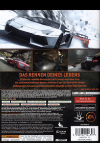 Need for Speed: The Run - Box - Back (Germany) - 995x1422