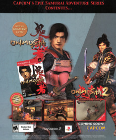 Onimusha: Warlords - Advertisement Flyer - Front (United States) - 1835x2200