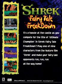Shrek: Fairy Tale Freakdown - Advertisement Flyer - Front (United States) - 1628x2200