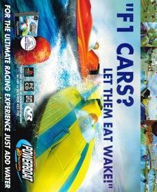 VR Sports: Powerboat Racing - Advertisement Flyer - Front (United Kingdom) - 1800x2200